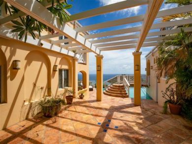 Full Ocean Views and at this Caribbean Pool Villa In St John